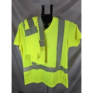 2x New Radians ST11W Type R Class 2 Men's Short Sleeve Safety Shirt -...
